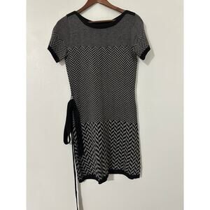 Calvin Klein Geometric Knit Sweater Dress sz Medium